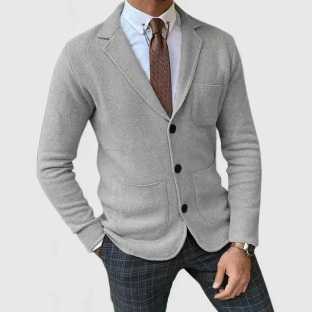 Bernie - Casual slanke Americana casual entallada para hombre con bolsillos