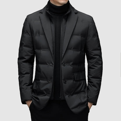 Chaqueta de invierno acolchada para hombre con cierre de botones – NORVAL