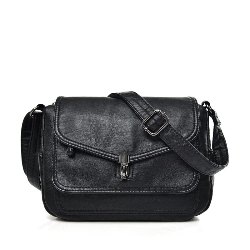 Bolso bandolera compacto con diseño minimalista y correa ajustable – CAROLYN