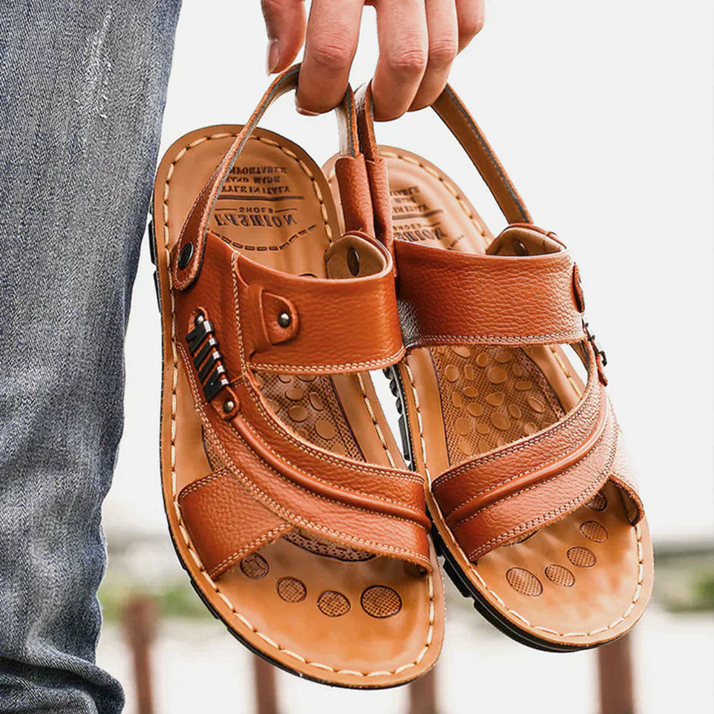 Sandalias ortopédicas premium para hombre, estilo moderno y alivio duradero – Evalon
