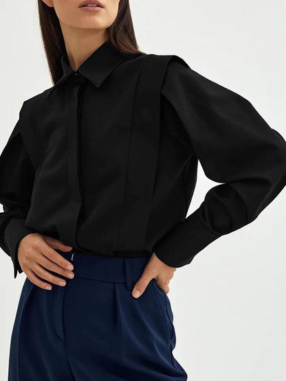 MARINA – Blusa elegante de manga larga para mujer