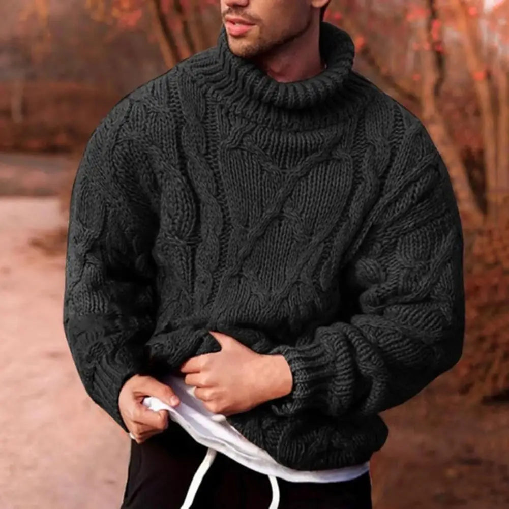 Pique - Jersey de punto trenzado para hombre
