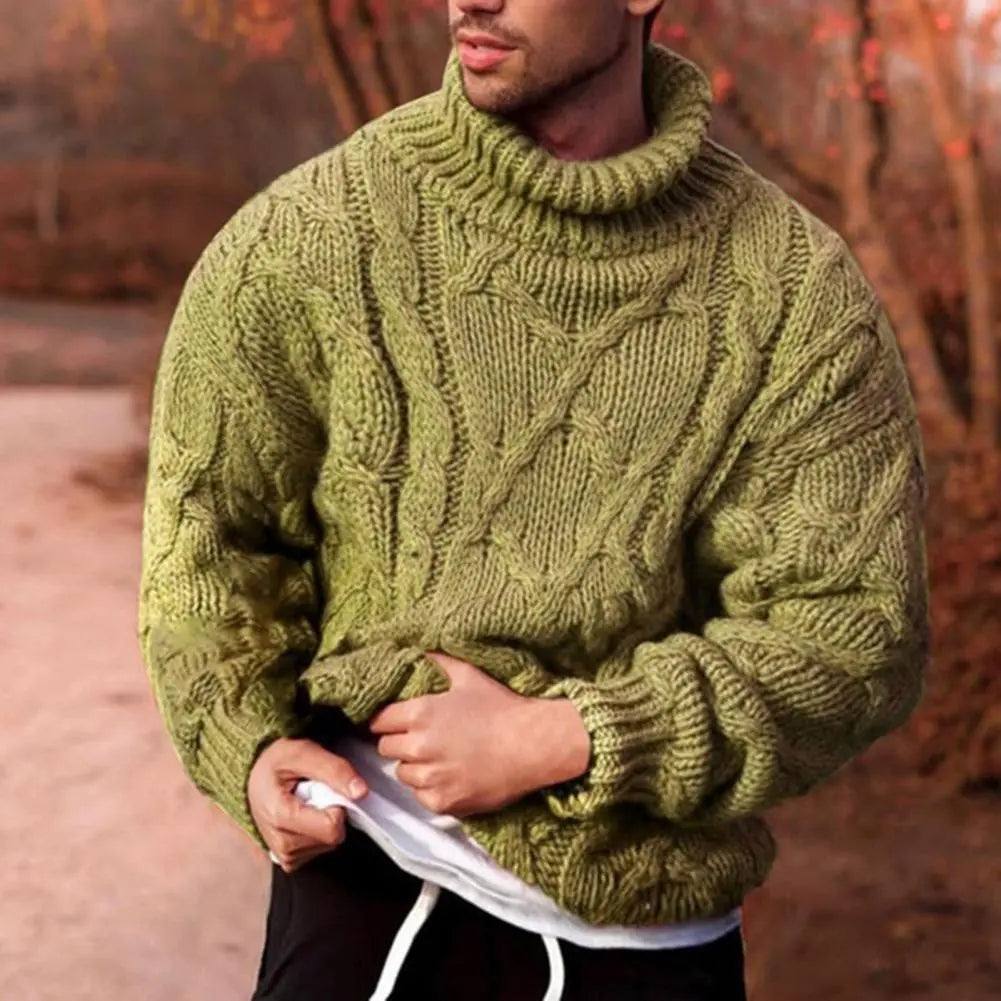 Pique - Jersey de punto trenzado para hombre