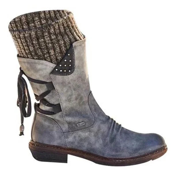 Botines cálidos de invierno para mujer con diseño cómodo – JULIANA