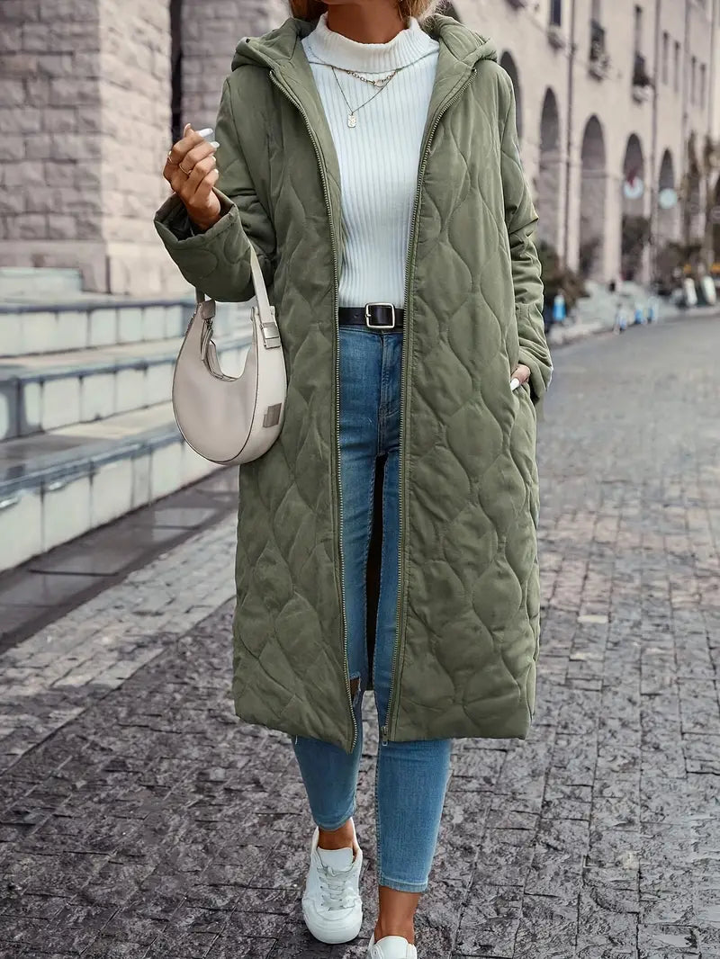 Chaqueta acolchada de algodón para mujer, cálida y ligera – KRISTIN