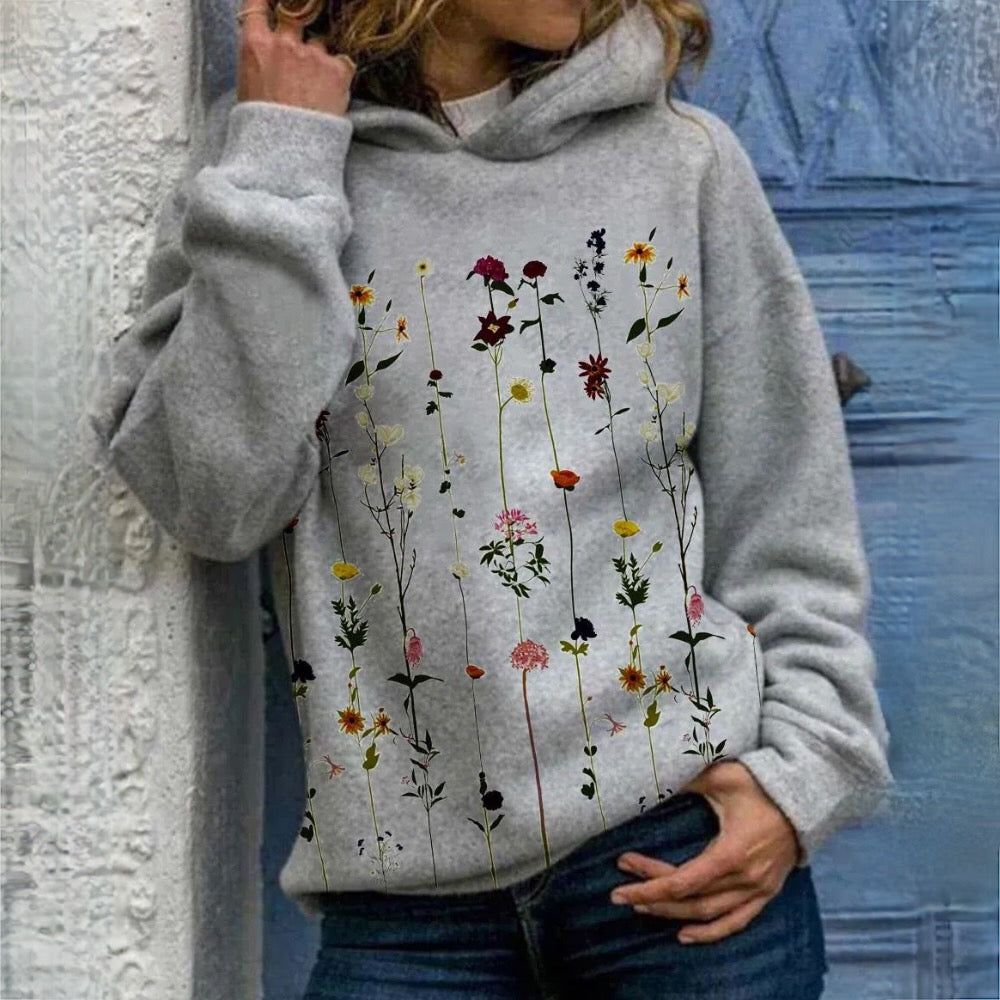 Jersey suave con estampado floral para mujer – KRISTIN