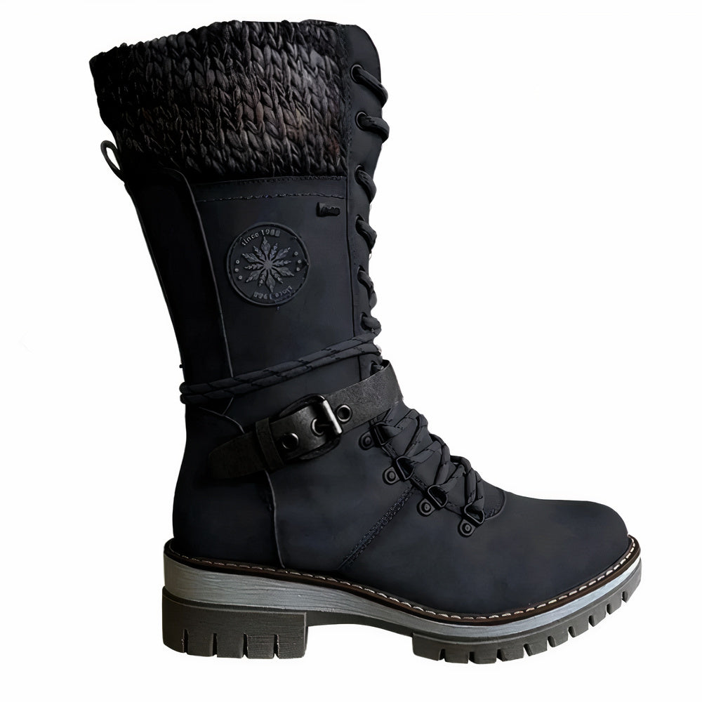 LIEN - Botas cómodas para mujeres con suela antideslizante