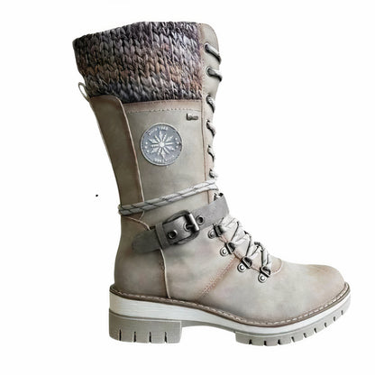 LIEN - Botas cómodas para mujeres con suela antideslizante