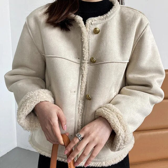 SAMIRA - Abrigo de invierno lujoso para mujer