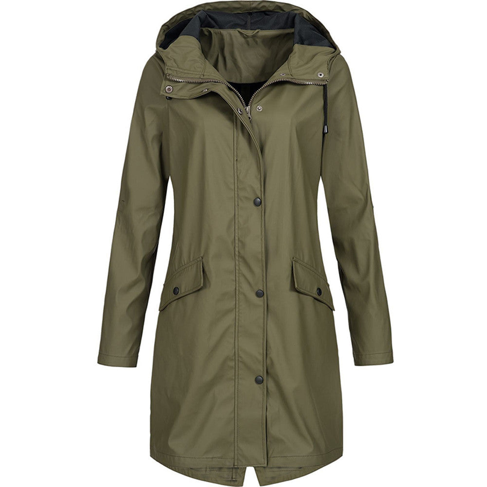 Chaqueta impermeable y transpirable de mujer con diseño elegante – LAURA
