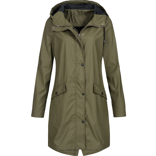 Chaqueta impermeable y transpirable de mujer con diseño elegante – LAURA