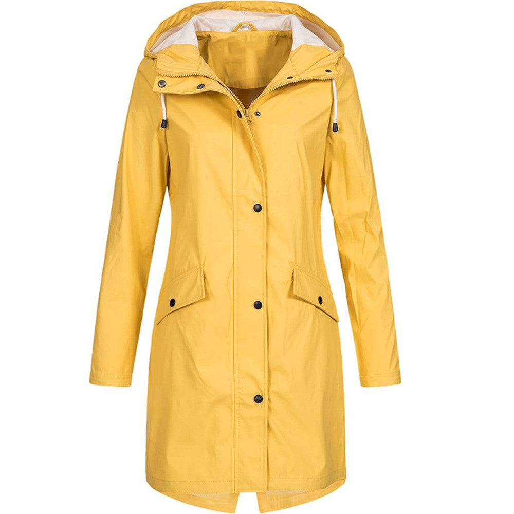 Chaqueta impermeable y transpirable de mujer con diseño elegante – LAURA