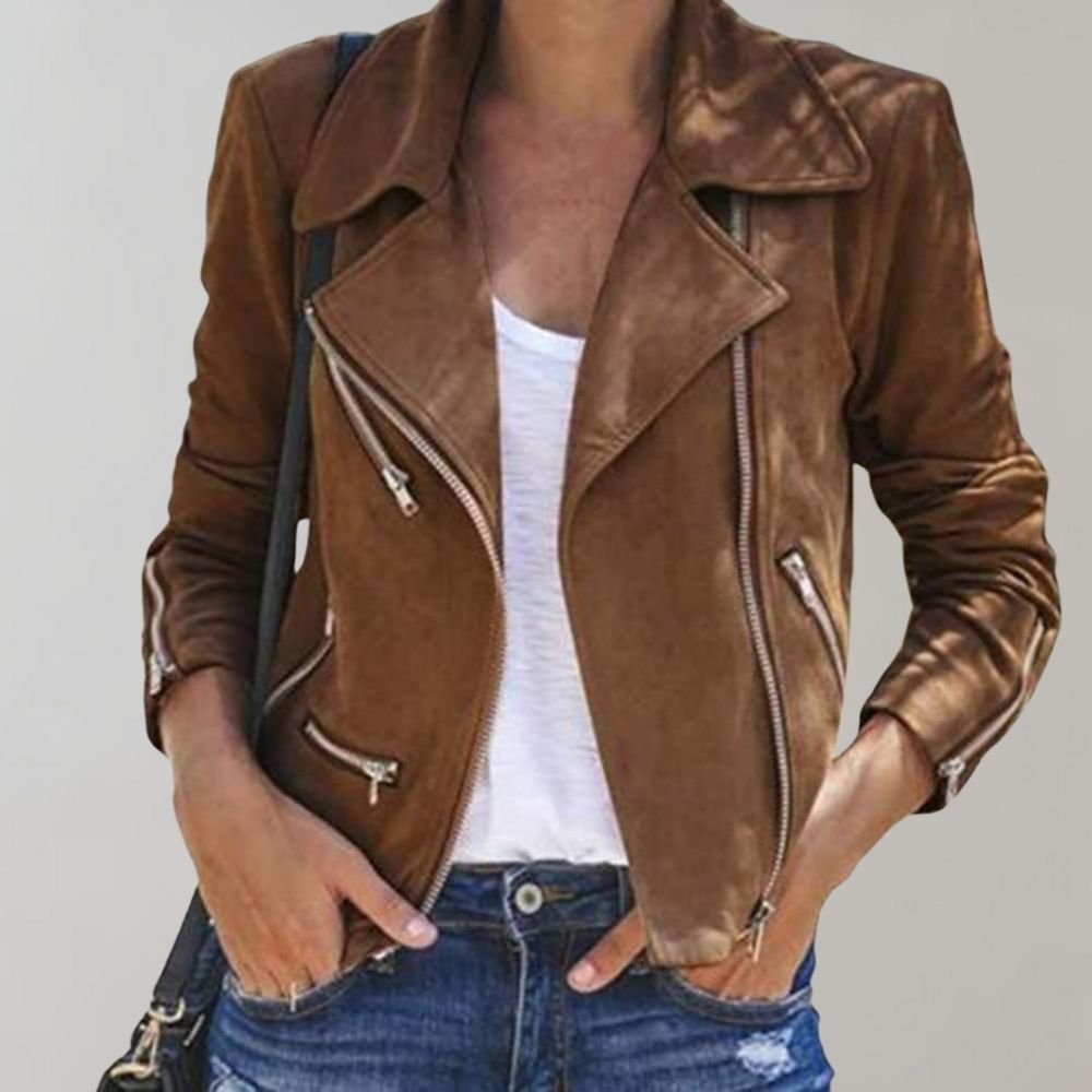 MELANIE - Chaqueta asimétrica moderna y elegante para mujeres