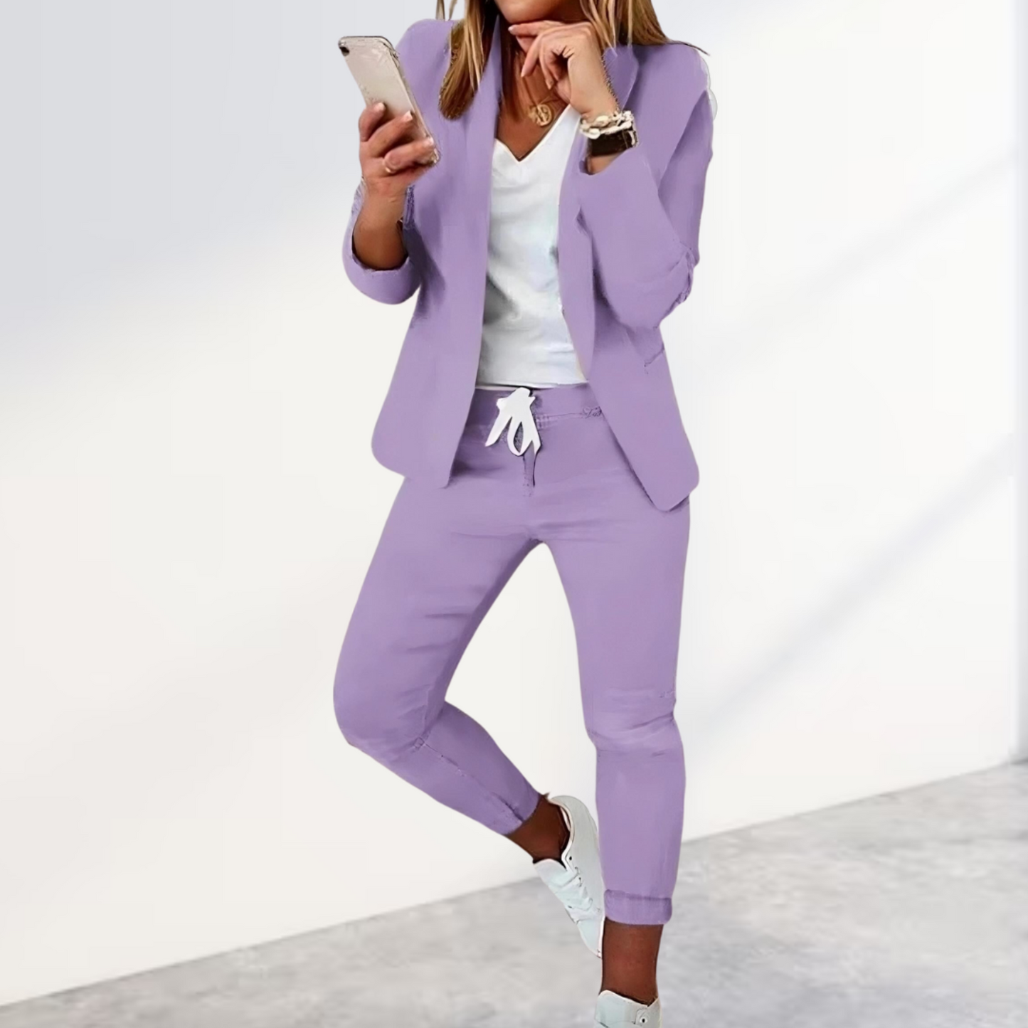 Conjunto de Traje Mujer Sofisticado – MARIE