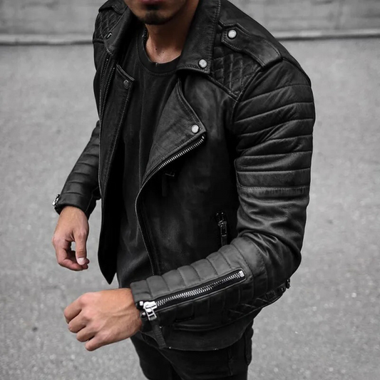 Chaqueta Biker de Hombre Elegante y Cómoda – MARKO
