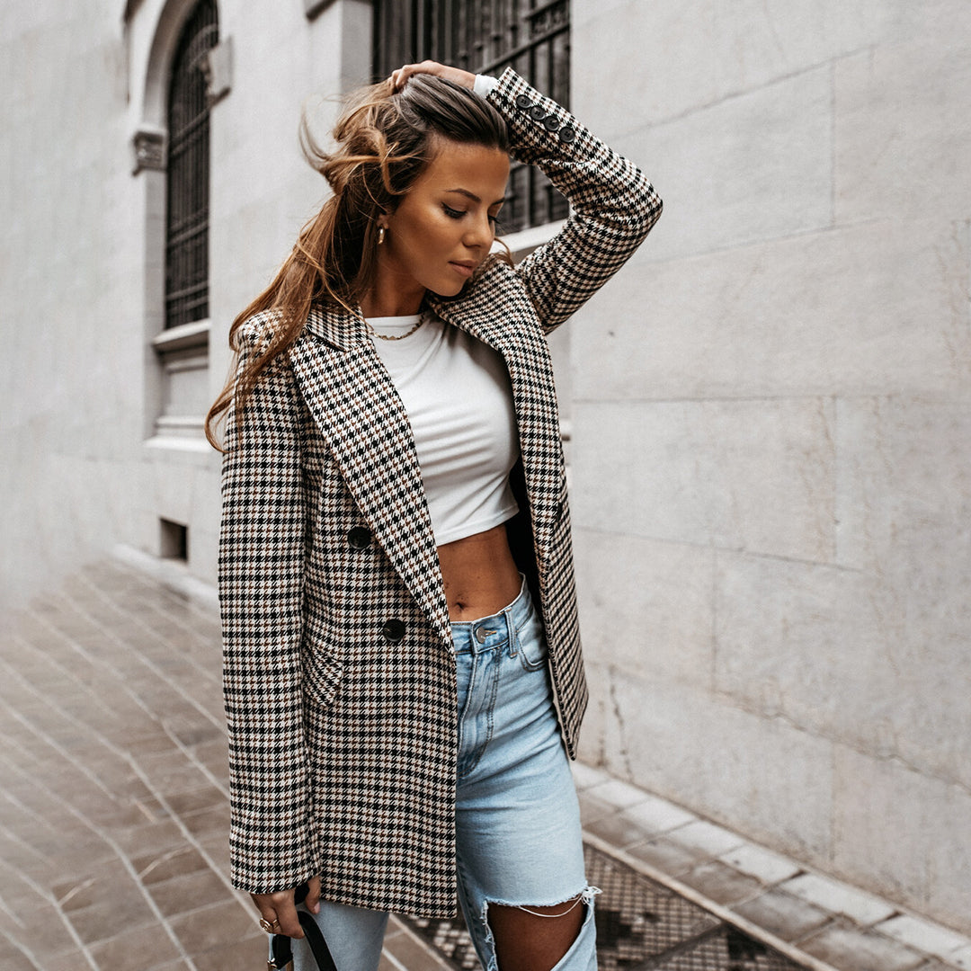 ZENDAYA – Blazer clásico y estiloso para mujer