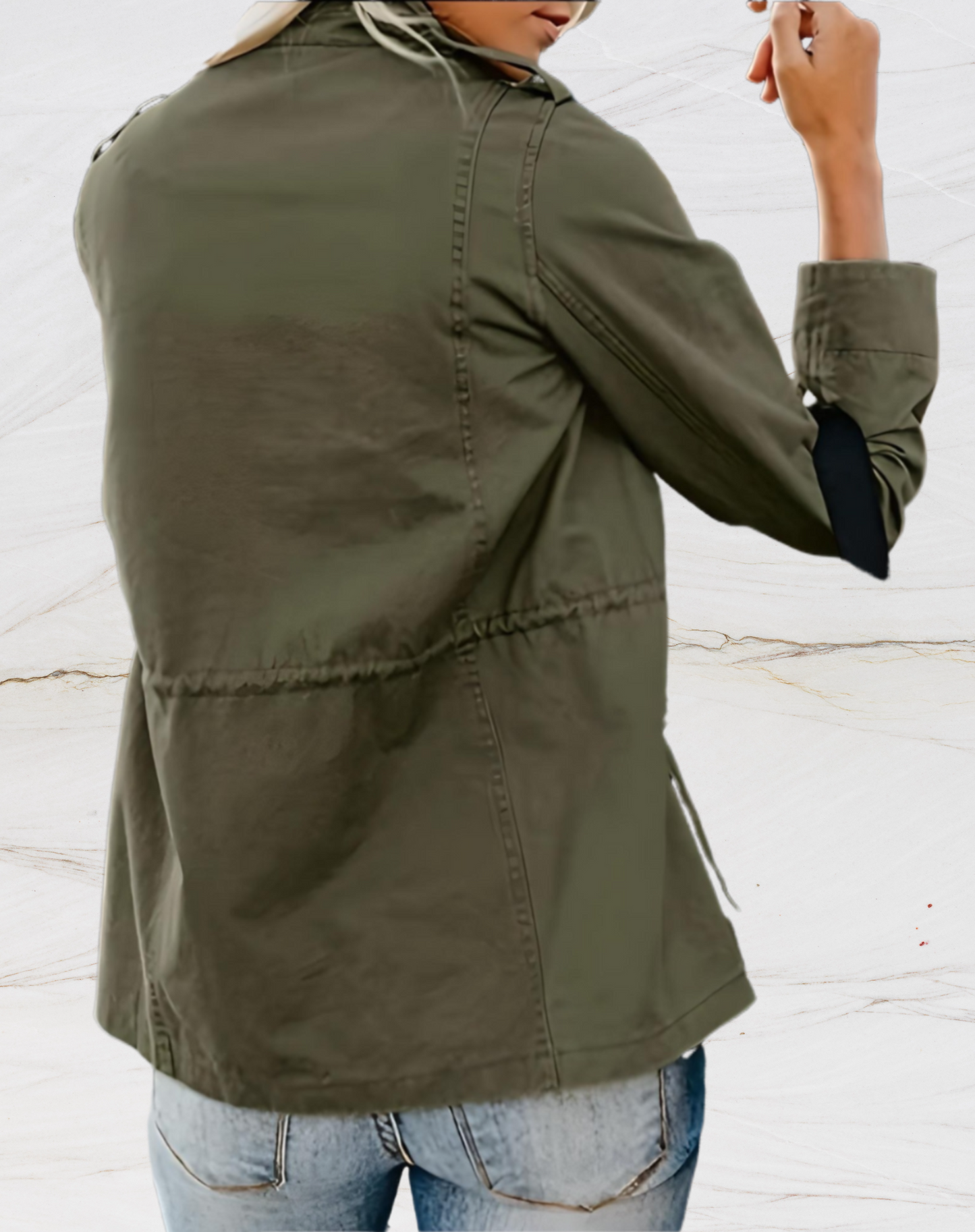 SIMONE – Chaqueta tipo militar para mujer