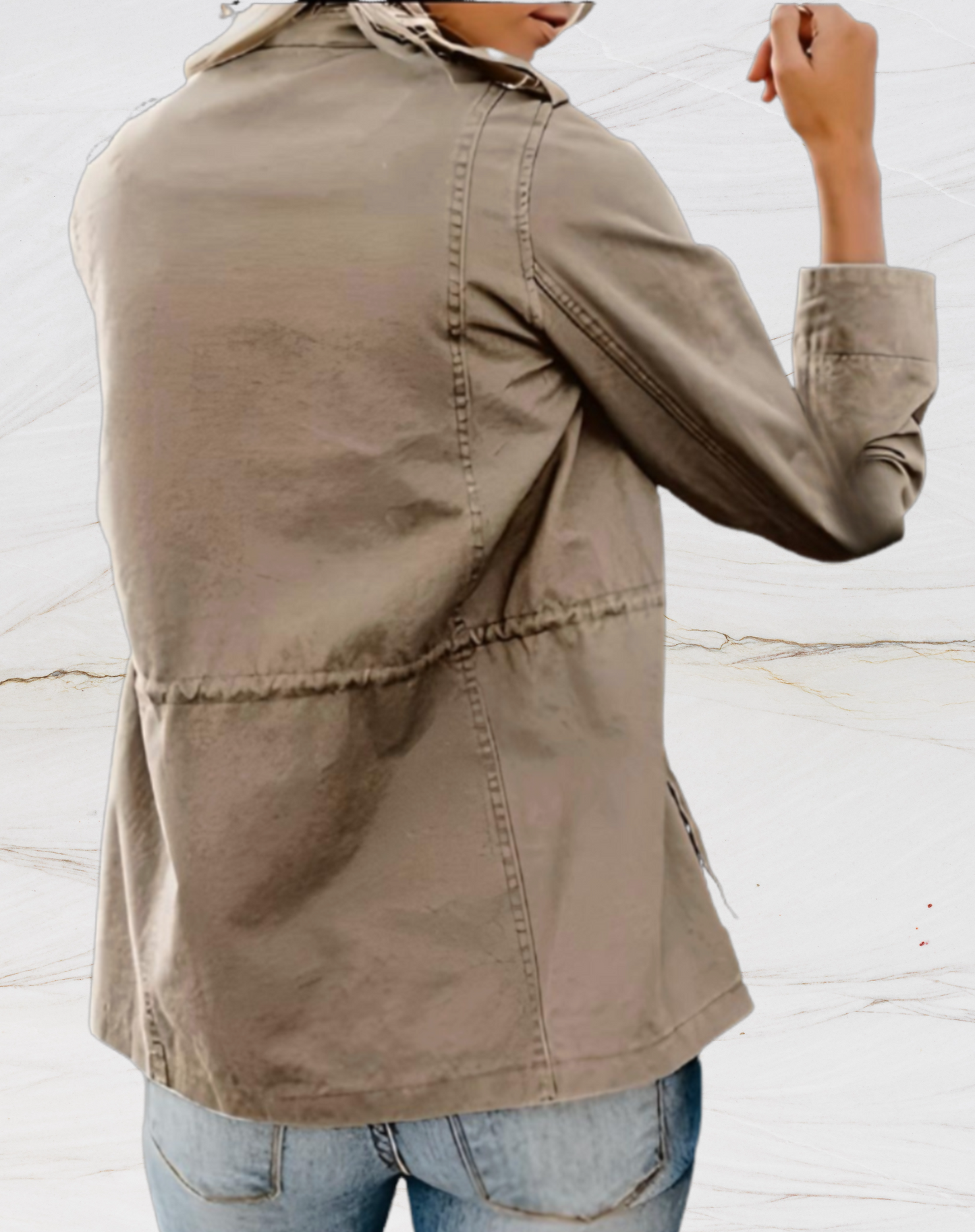 SIMONE – Chaqueta tipo militar para mujer