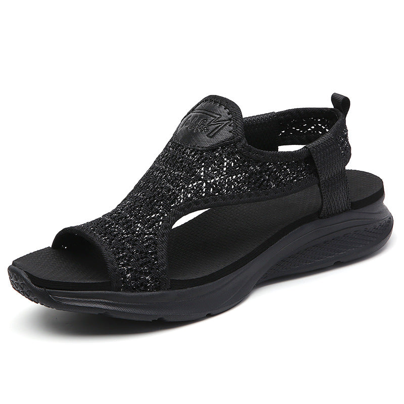 Valeria - Sandalias Planas Mujer Ultra-ligeras para Playa con Suela Suave | Sandalias de Mujer Verano