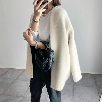 ISABELLA - Cárdigan refinado de estilo clásico y tejido suave para mujer