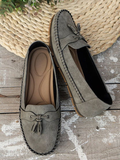 Mocasines elegantes para mujer con lazo y suela flexible – LUNIA FLEX