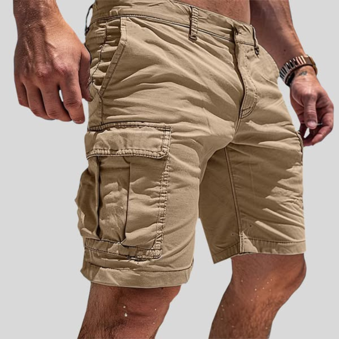Bermuda cargo de hombre con corte relajado – DOMENICO
