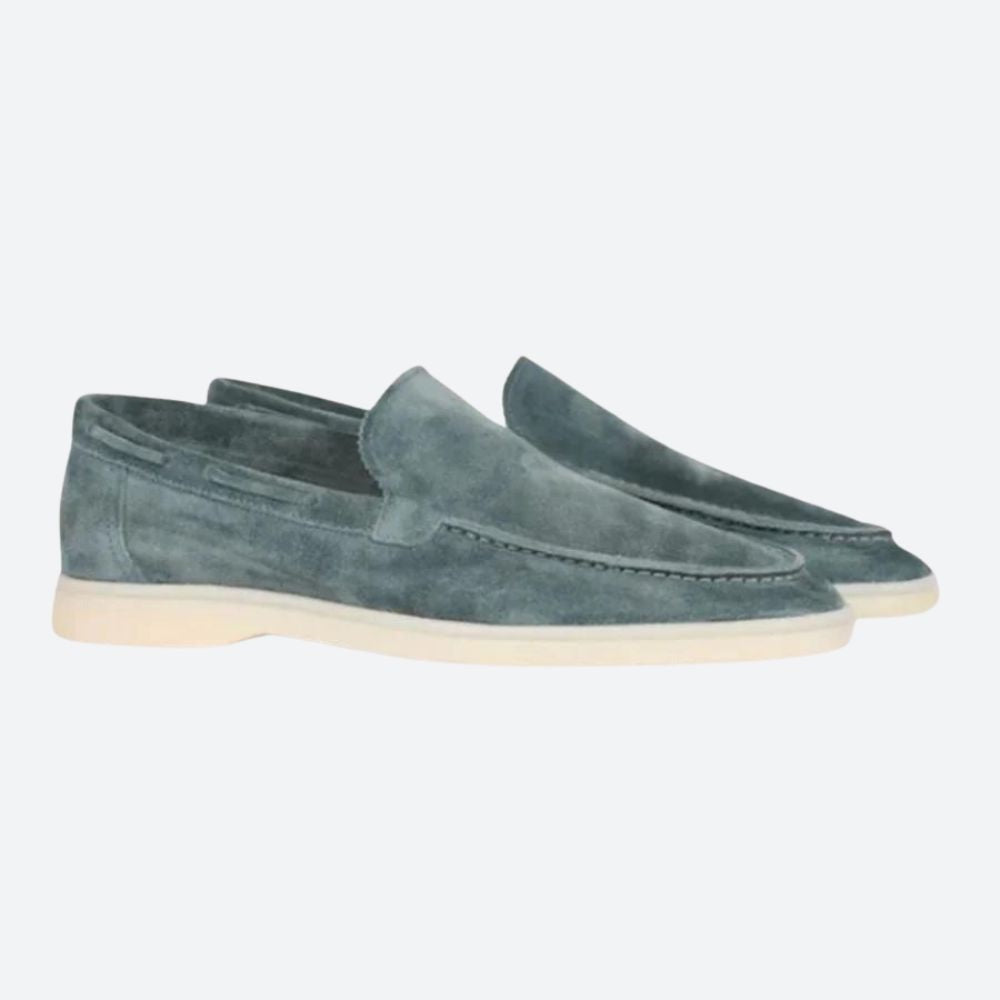 Mocasines de ante con diseño sin cordones para hombre – SUEDORAN