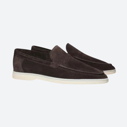 Mocasines de ante con diseño sin cordones para hombre – SUEDORAN