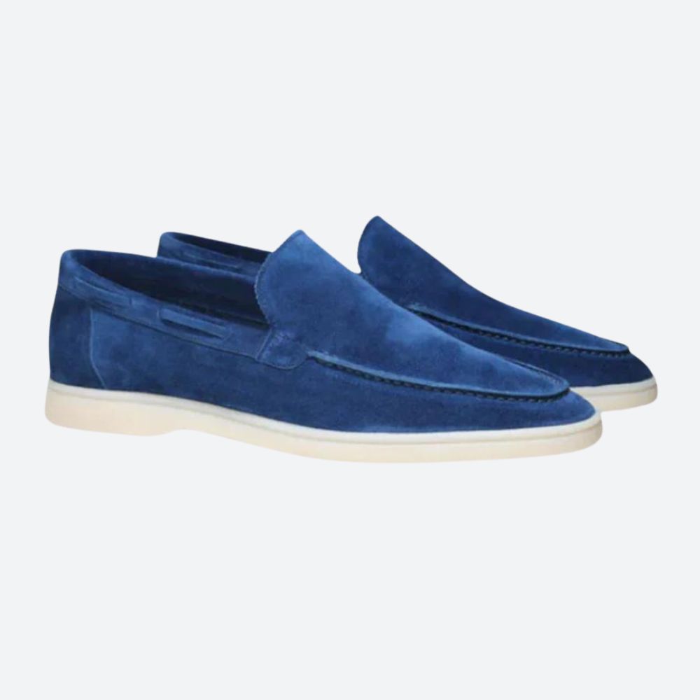Mocasines de ante con diseño sin cordones para hombre – SUEDORAN