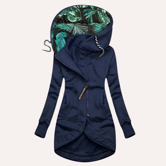 Chaqueta polar elegante con capucha para mujer – ROBERTA