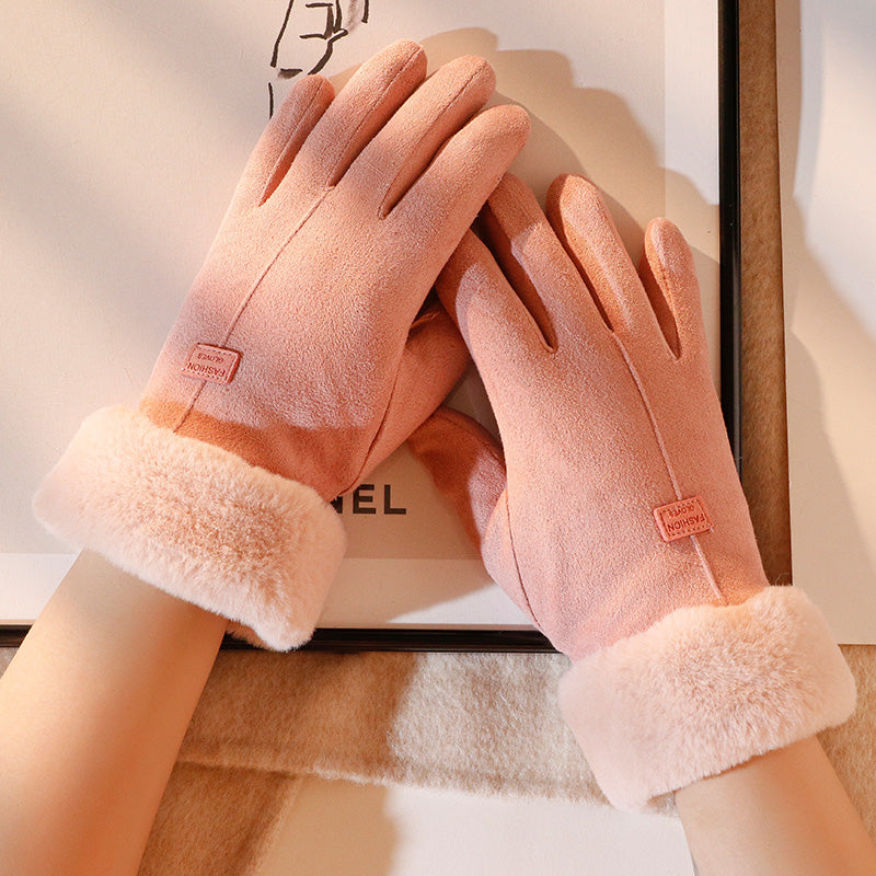 LILAC – Guantes de invierno cómodos y compatibles con pantalla táctil para mujer