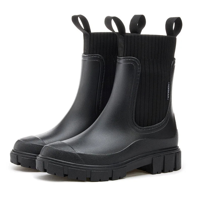 Botines impermeables de mujer con suela gruesa antideslizante – NERAYA