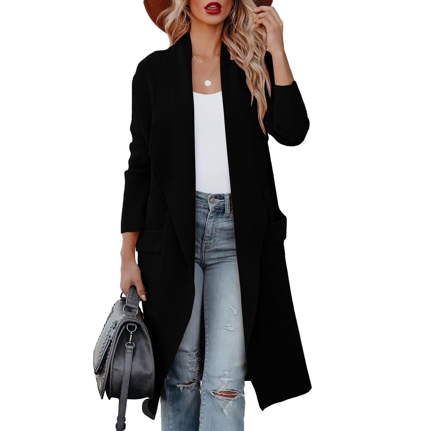 DYMPHNA - Chaqueta de punto con estilo para mujeres