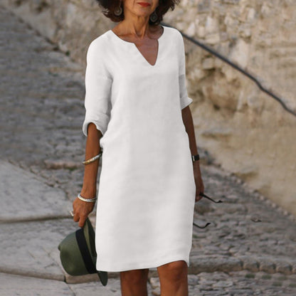 Vestido veraniego elegante para mujer, ligereza y frescura natural – Iris