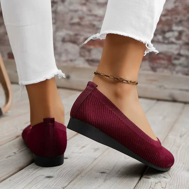 Zapatos bailarinas transpirables con suela antideslizante para mujer – ELVY PARIS