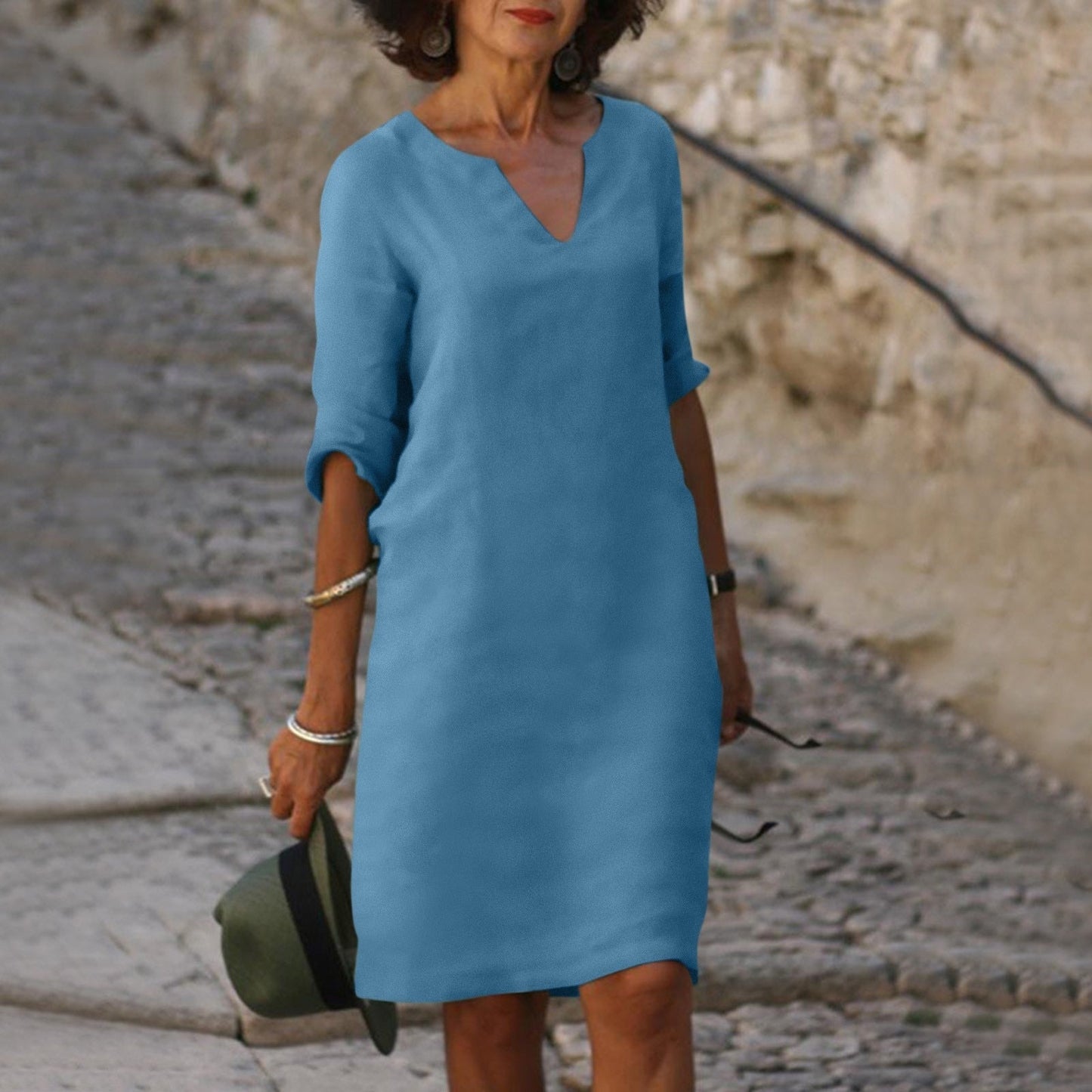 Vestido veraniego elegante para mujer, ligereza y frescura natural – Iris
