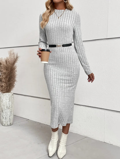 HEATHER - Vestido suéter de punto sexy para mujeres