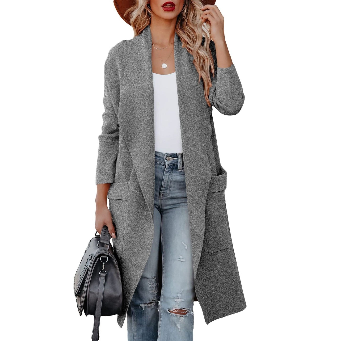 DYMPHNA - Chaqueta de punto con estilo para mujeres