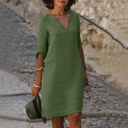 Vestido veraniego elegante para mujer, ligereza y frescura natural – Iris