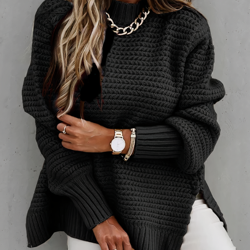 AMELIA - Suéter de punto vintage para mujer