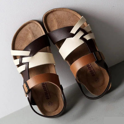 Sandalias ortopédicas de piel para hombre – GABRIEL