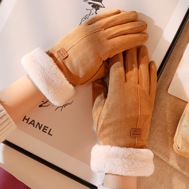 LILAC – Guantes de invierno cómodos y compatibles con pantalla táctil para mujer