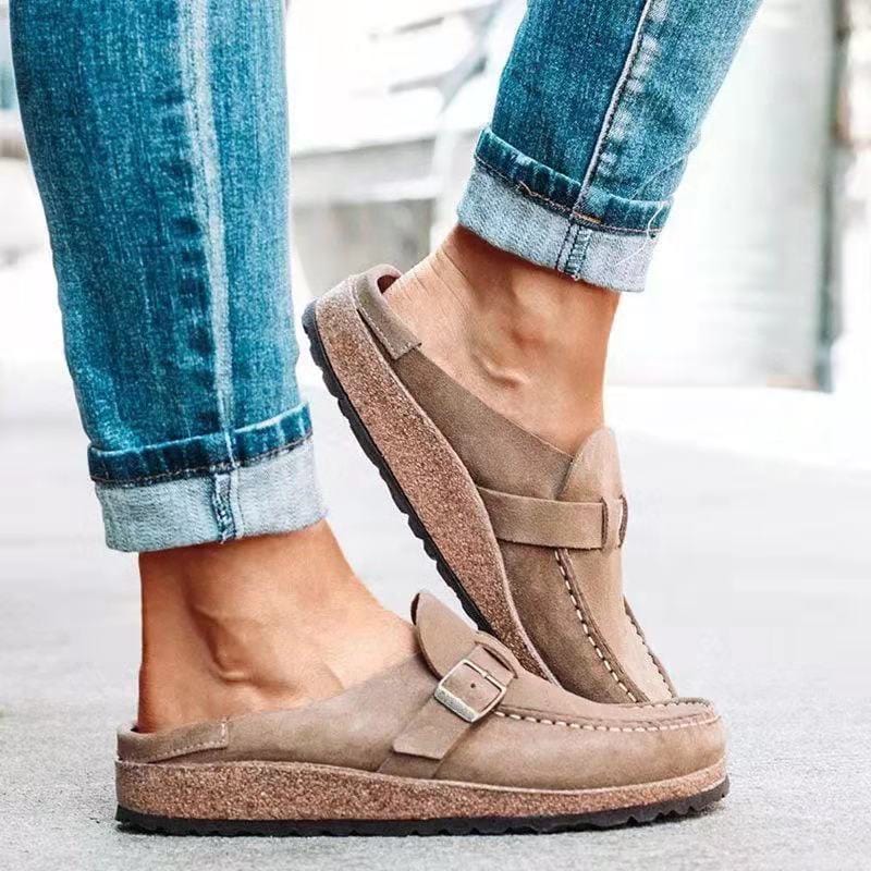 Sandalias tipo zueco con soporte ortopédico para mujer – OrthoSlides Soft