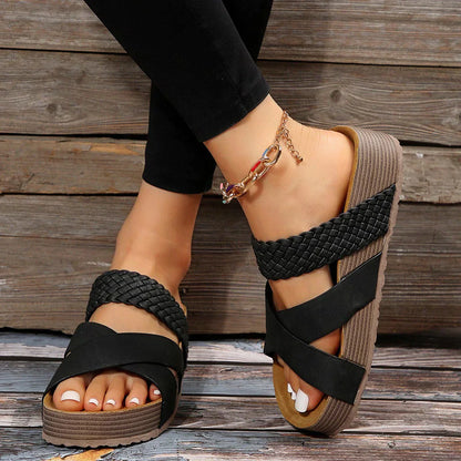 Sandalias ortopédicas para mujer con plantilla anatómica y cierre ajustable – MIRABELLA CONFORT