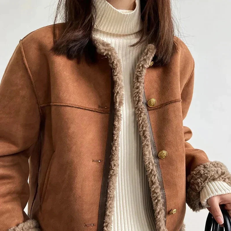 SAMIRA - Abrigo de invierno lujoso para mujer