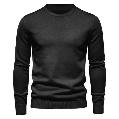 FELIX - Suéter de punto casual entallado para hombre