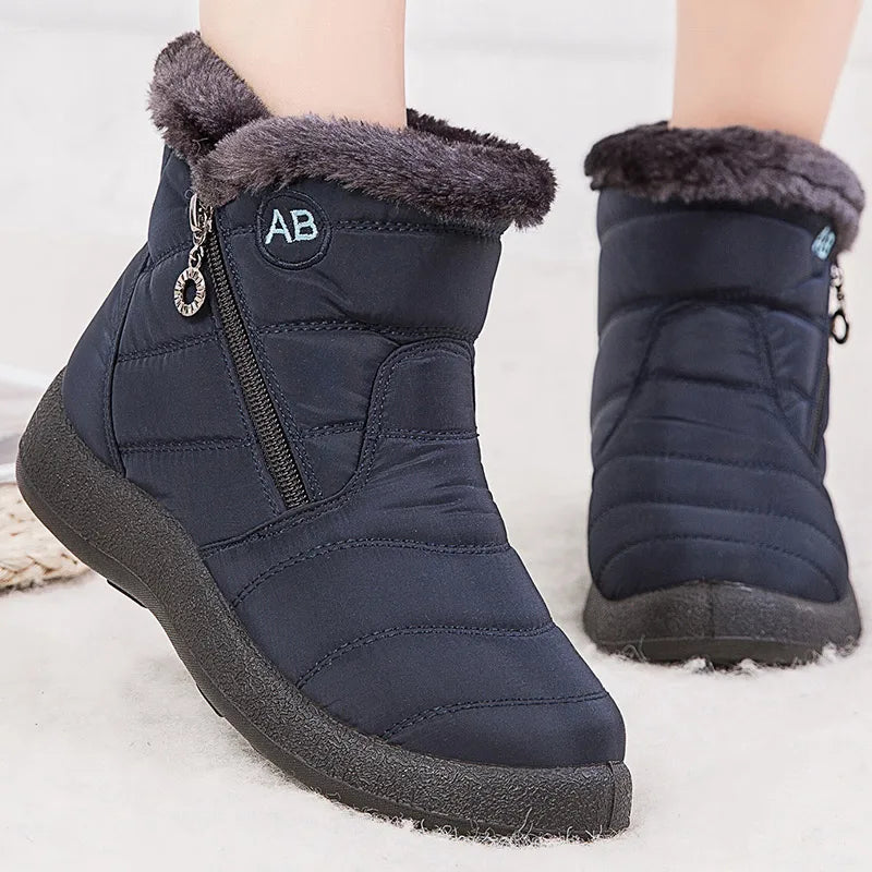 Botas de invierno antideslizantes para mujer con diseño robusto – SOPHIA