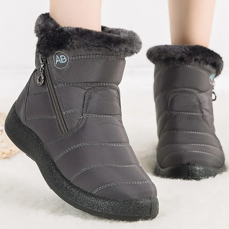 Botas de invierno antideslizantes para mujer con diseño robusto – SOPHIA