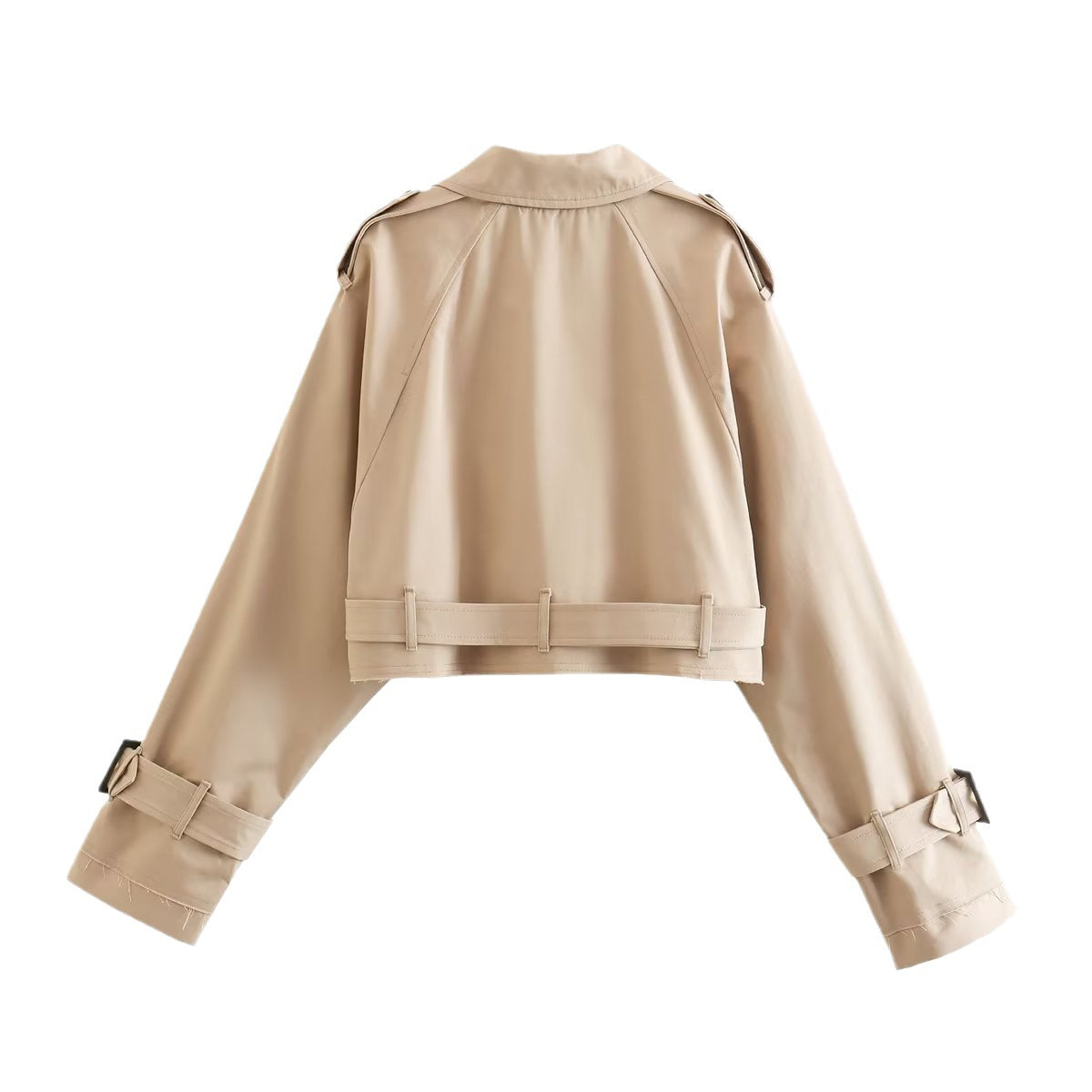 Trench corto elegante para mujer con corte entallado – STEPHANIE