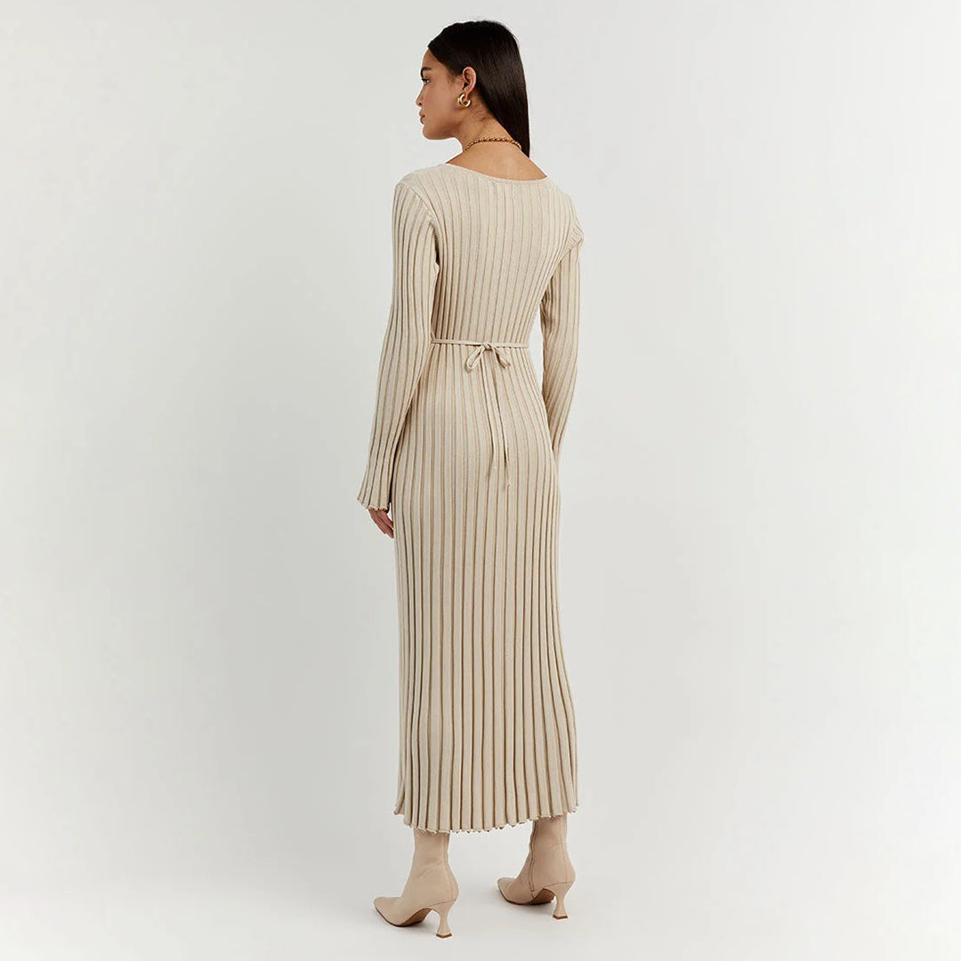 ABIGAIL – Vestido maxi de punto para mujer